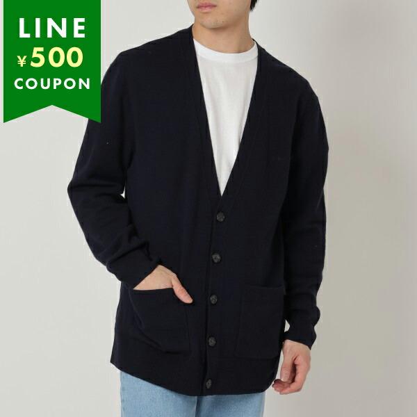 アーペーセー カーディガン ボレロ ネイビー メンズ APC H22236 WVBBY IAK