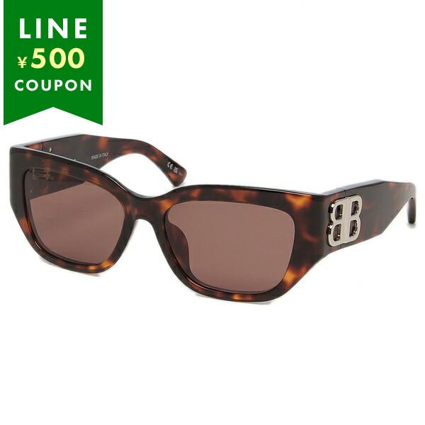 バレンシアガ サングラス アイウエア 56サイズ ブラウン レディース BALENCIAGA BB0...