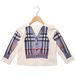 【P10 4/23 20時〜4/26 9時】バーバリー 子供服 Tシャツ カーディガン グレー キッズ BURBERRY 8069572 A7905｜axes