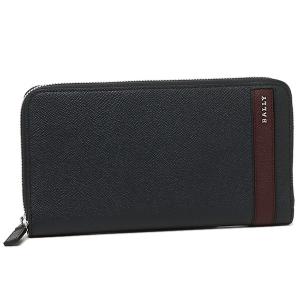 バリー 長財布 BALLY 6208208 ネイビー ブラウ...