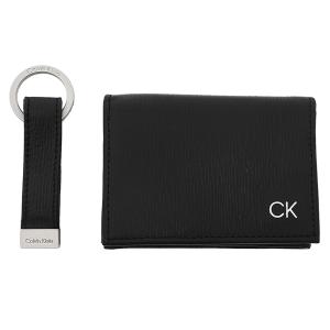 【P10％ ~5/13 9時】カルバンクライン カードケース キーホルダー ギフトセット ブラック メンズ CALVIN KLEIN 31CK330017 001｜axes