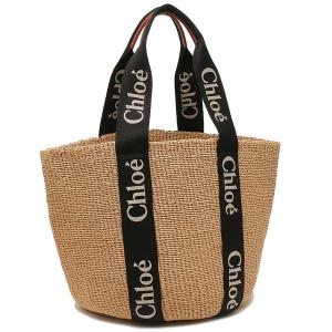 クロエ トートバッグ ウッディ ロゴ ブラック ベージュ レディース CHLOE CHC23AS380L18 915 A4対応｜axes