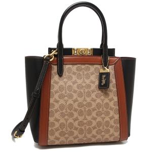 コーチ トートバッグ ショルダーバッグ レディース COACH 78487 B4NQ4 ブラウン カーキ