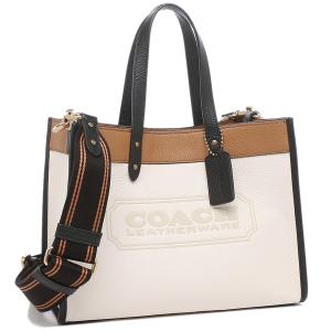 コーチ トートバッグ ショルダーバッグ ホワイト ブラウン レディース COACH C0777 B4CAH