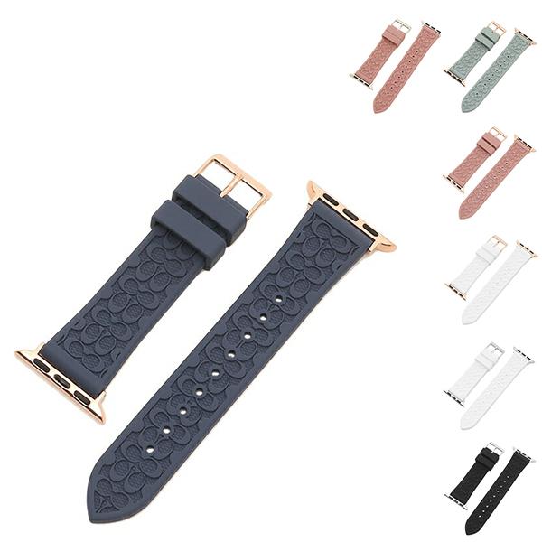 コーチ 時計用ベルト レディース 38mm 40mm 対応 アップルウォッチ 交換バンド 替えベルト...