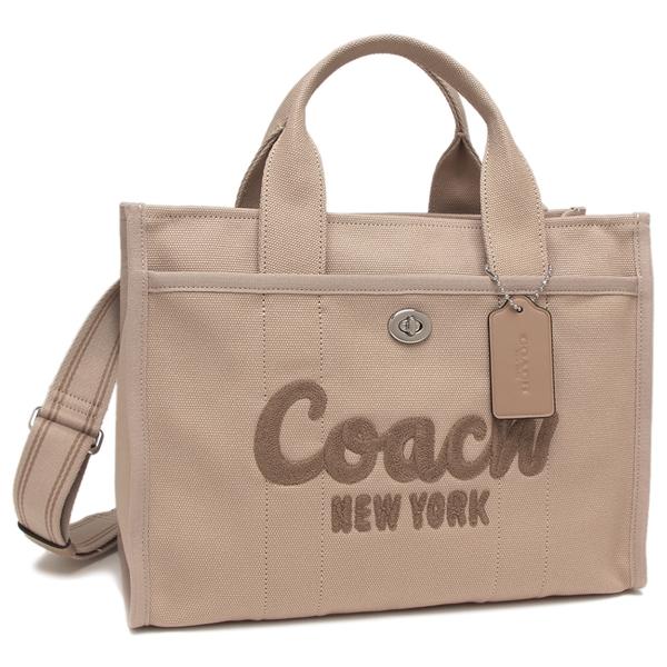 コーチ ハンドバッグ トートバッグ カーゴ ベージュ レディース COACH CP158 LHVRA...