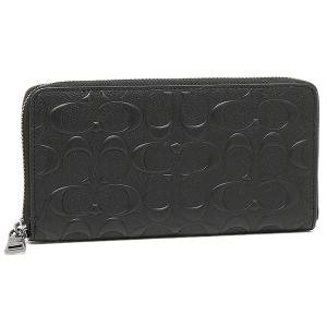コーチ COACH 長財布 メンズ レディース F58113 BLK ブラック アウトレット