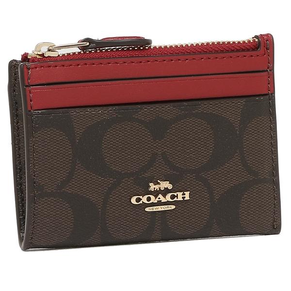 コーチ COACH コインケース パスケース シグネチャー レッド レディース 88208 IMRV...