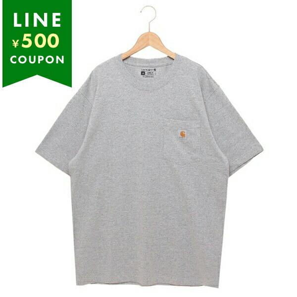 カーハート Carhartt Tシャツ カットソー ワークウェア ポケット ショートスリーブT グレ...