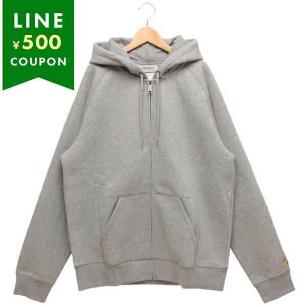 カーハート パーカー フーディー ジップアップフーデッドパーカー グレー メンズ Carhartt ...