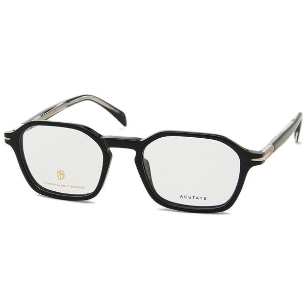 デビッドベッカム 眼鏡フレーム アイウェア 50サイズ インターナショナルフィット ブラック メンズ...