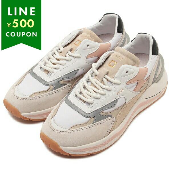 デイト スニーカー フーガ ベージュ マルチカラー レディース D.A.T.E. W411FGCOW...