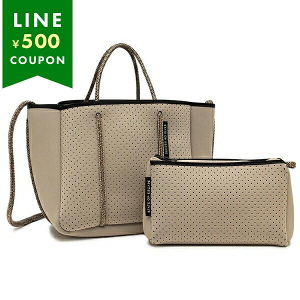 ステートオブエスケープ ショルダーバッグ プチエスケープ 2WAY ベージュ レディース STATE...