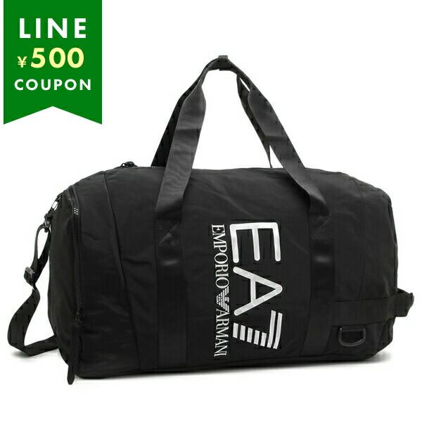 イーエーセブン エンポリオアルマーニ ボストンバッグ ロゴ ジムバッグ ブラック メンズ EA7 2...