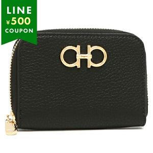 FERRAGAMO（フェラガモ） 二つ折り財布 ワンダ ブラック レディース