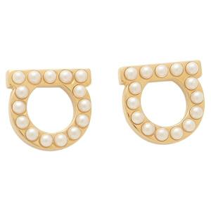 FERRAGAMO（フェラガモ） ガンチーニ クリスタル ピアス 760123 696576