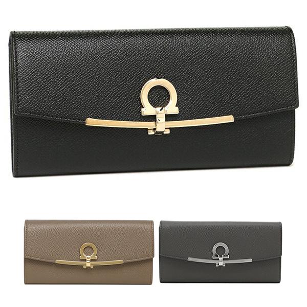 フェラガモ 長財布 ガンチーノクリップ レディース FERRAGAMO 22D150
