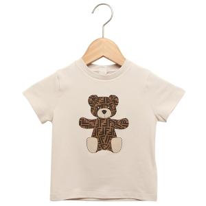 フェンディ Tシャツ ベージュ ベビー キッズ 子供服 FENDI BUI050 ST8 F19J5｜axes