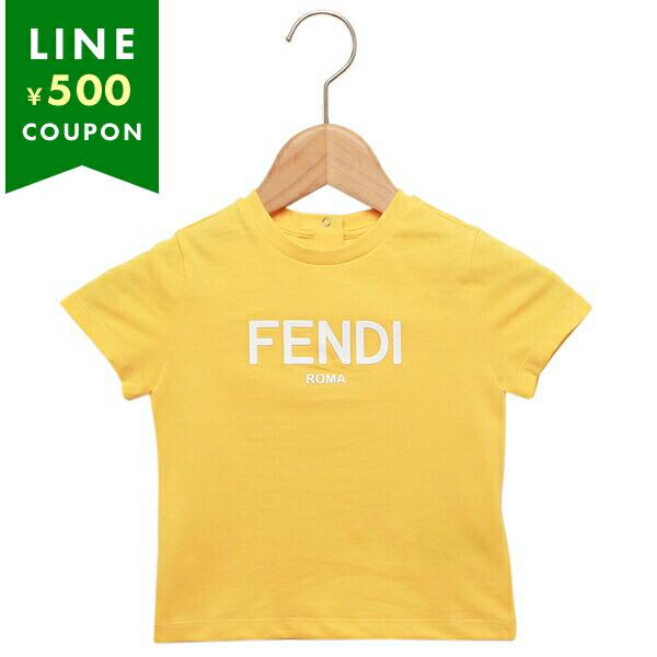 フェンディ 子供服 Tシャツ イエロー キッズ ベビー FENDI BUI054 7AJ F08HW