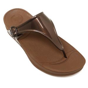 フィットフロップ サンダル fitflop 403 012 SUPERJELLY     BRONZE