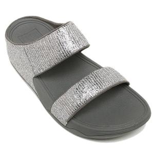 フィットフロップ サンダル fitflop 600 011 LULU SRGLITZ SLIDE SILVER