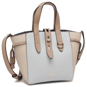 【P10% 5/15限り】フルラ トートバッグ ネット ベージュ ブルー レディース FURLA BASRFUA HSC000 2258S｜axes