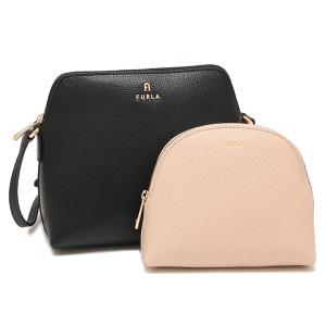 フルラ ショルダーバッグ カメリア ポーチ セットブラック ベージュ レディース FURLA WE00454 ARE000 BBR00 CAMELIA NERO BALLERINA i｜axes