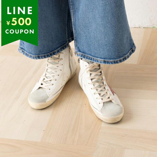 ゴールデングース スニーカー フランシー ホワイト ピンク メンズ レディース ユニセックス GOL...