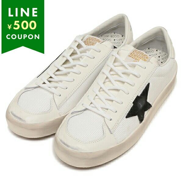 ゴールデングース スニーカー スカイスター ホワイト ブラック メンズ GOLDEN GOOSE G...