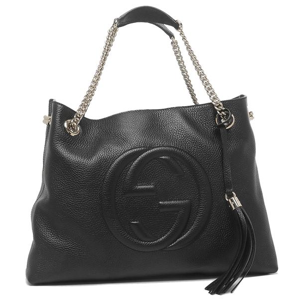 グッチ アウトレット トートバッグ フリンジ ブラック レディース GUCCI 536196 A7M...