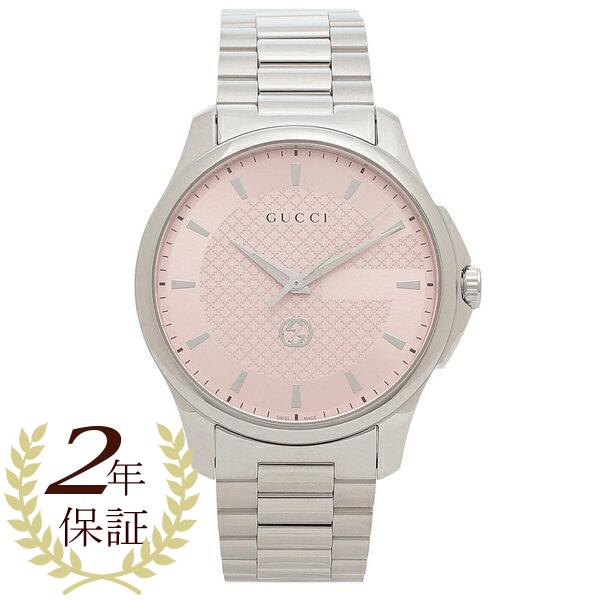 グッチ 時計 Gタイムレス クォーツ ピンク メンズ GUCCI YA126368