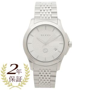 グッチ 時計 メンズ Gタイムレス クォーツ ホワイト シルバー GUCCI YA1264174｜axes