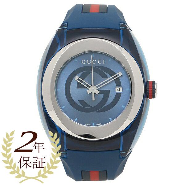 【2年保証】グッチ 腕時計 レディース メンズ GUCCI YA137104 ブルー