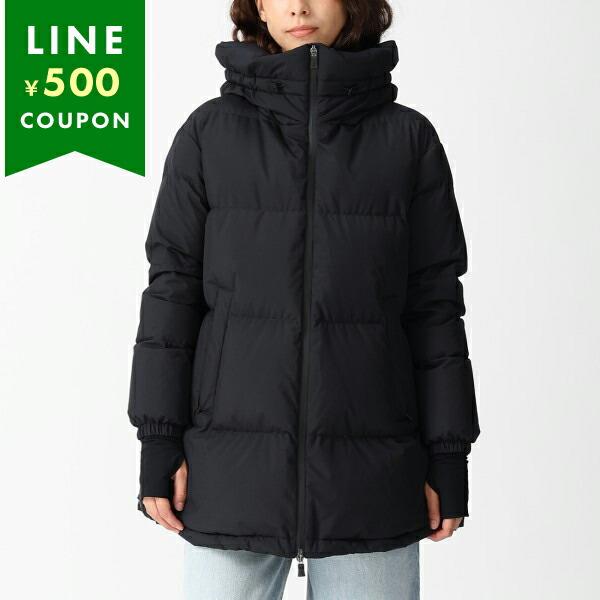 ヘルノ ゴアテックス インフィニアム ウィンドストッパー ヘビーコート ブラック レディース HER...