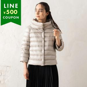 【新品未使用タグ付き】HERNO ヘルノ ソフィア ダウン 46 ライトブラウン 新品未使用タグ付き】HERNO ヘルノ ソフィア ダウン 46 ライトブラウン