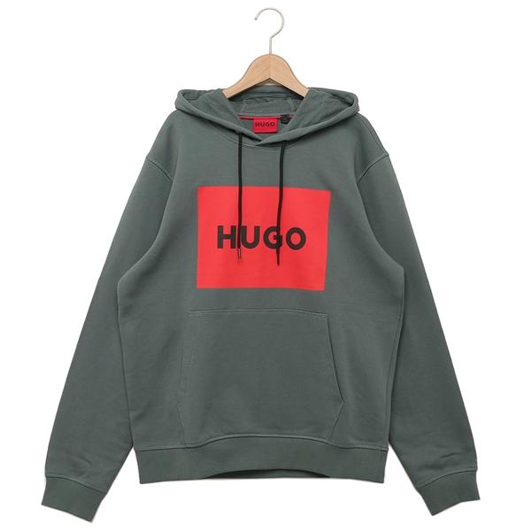 ヒューゴ ボス パーカー フーディー グリーン メンズ HUGO BOSS 50473168 DGN