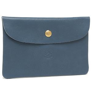 イルビゾンテ ポーチ ブルー ユニセックス IL BISONTE SCA007 PV0001 BL312B CLASSIC CASE BLU DENIM｜axes