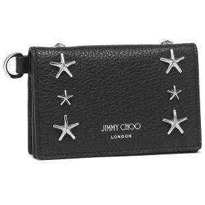 お見舞い 新品JimmyChoo CLIFFY UUF BLACKSILVERカードケース コイン