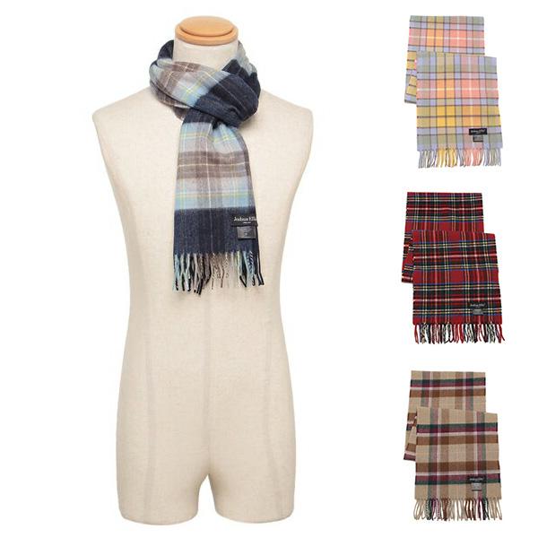 ジョシュアエリス ストール マフラー レッド マルチカラー メンズ レディース ユニセックス JOS...