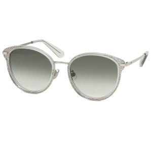 ケイトスペード KATE SPADE サングラス アイウェア レディース 56サイズ グリーン シルバー アジアンフィット JONELLE/F/S 1ED 9K ボストン