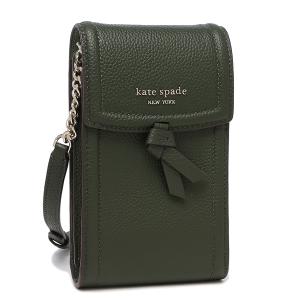 ケイトスペード スマホケース ストラップ ノット カーキ レディース KATE SPADE K6376 301｜axes