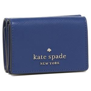 ケイトスペード KATE SPADE 三つ折り財布 ステイシー ミニ財布 ブルー レディース WLR00133 496 アウトレット