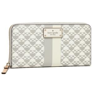 限定SALE ケイトスペード 長財布 KATE SPADE WLRU2424 020 グレー