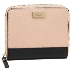 【返品保証】 ケイトスペード 折財布 アウトレット レディース KATE SPADE WLRU2968 299 ピンク ブラック