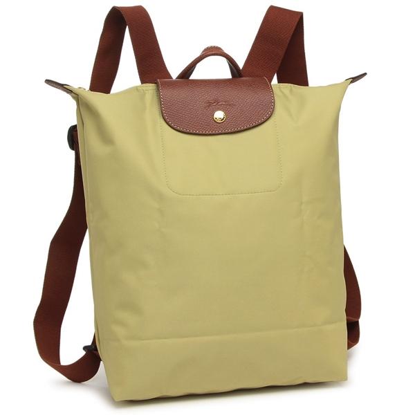 ロンシャン リュック バックパック プリアージュ オリジナル Mサイズ グリーン レディース LON...