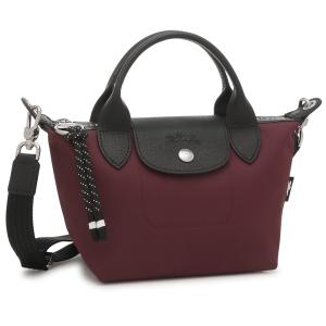 ロンシャン ハンドバッグ ショルダーバッグ プリアージュ エナジー XSサイズ ワインレッド ブラック レディース LONGCHAMP L1500 HSR 119｜AXES(アクセス)Yahoo!店