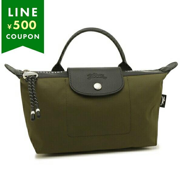 ロンシャン ポーチ プリアージュ エナジー ミニバッグ カーキグリーン メンズ レディース ユニセッ...