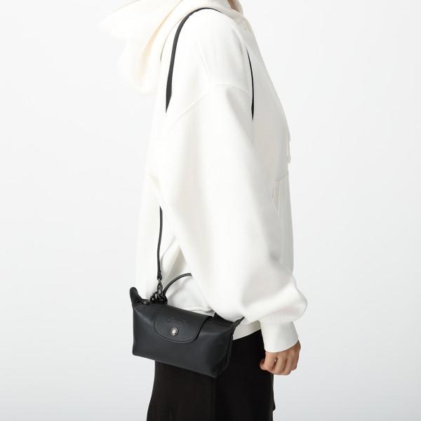 ロンシャン ポーチ ル プリアージュ エクストラ ショルダーバッグ ミニバッグ ブラック レディース...