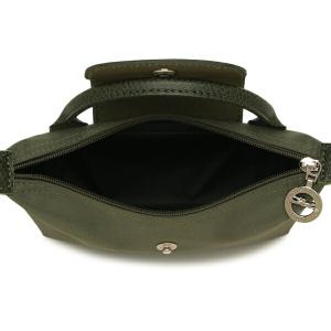 ロンシャン ポーチ プリアージュ グリーン レ...の詳細画像3