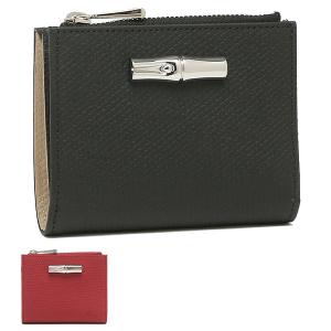 ロンシャン 二つ折り財布 ロゾ COMPACT WALLET ミニ財布 レディース LONGCHAMP 30009 HPN｜axes